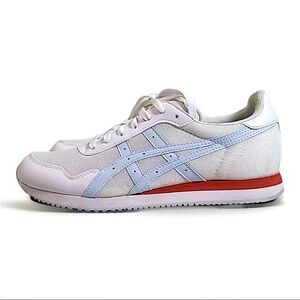 ASICS Tiger Runner Size‎ 11.5 Women White  Ladies Sportstyle Jog Light Trainers